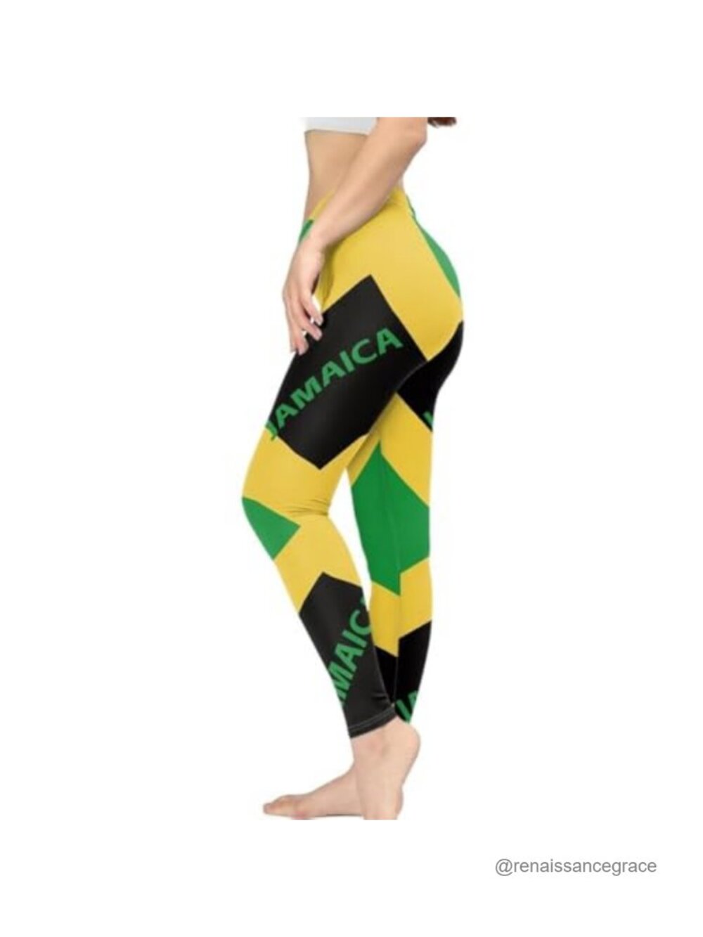 High Waist Yoga Pants Stretchy Tummy Control Ankle Leggings